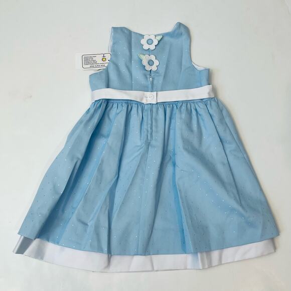 NWT Florence Eiseman 4T Finewale Pique Dress with Flowers - Picture 5 of 6